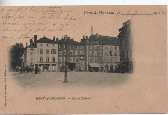 CPA - PONT-A-MOUSSON - Place Thiers
