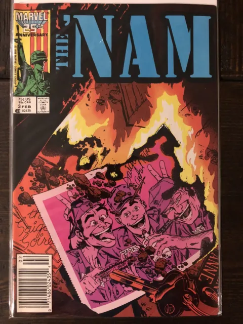 The 'Nam #3 (1987) Marvel Comics Newsstand Good Condition