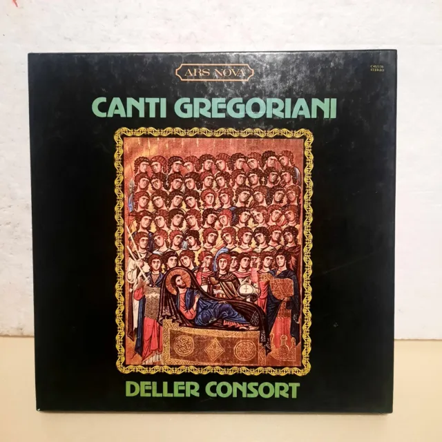 Deller Consort Coro Gregoriano 4XLP 12" 33 Revoluciones Ars Nova C4S/136 IN Box