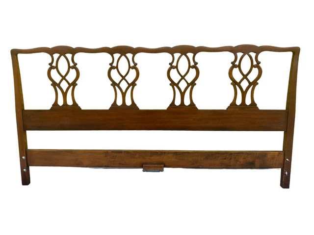 Kindel Furniture Chippendale Style Mahogany King Size Headboard