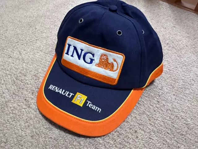 ING Renault F1 Team 2009 Team issue race cap BRAND NEW Fernando Alonso