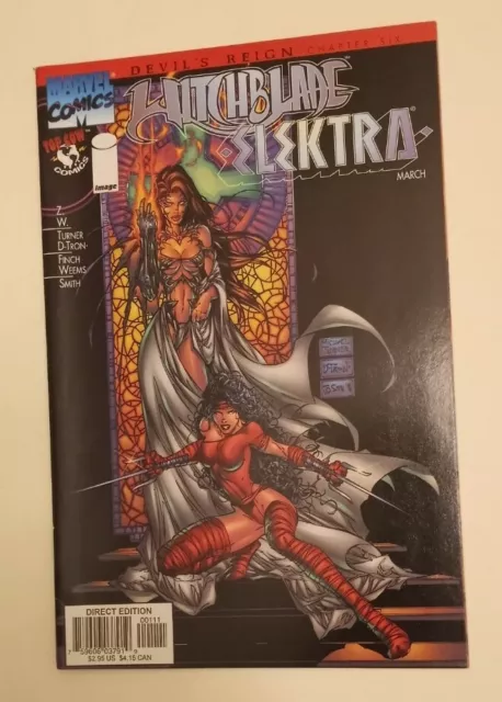 Rare Witchblade Elektra Michael Turner  Marvel Image Top Cow Daredevil Batman