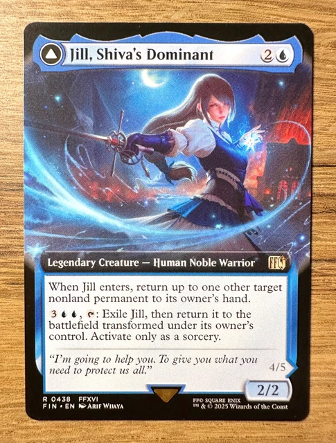 MAGIC MTG FINAL Fantasy Jill, Shiva's Dominant #438 FIN *NON-FOIL* Extended  Art EUR 5,77 - PicClick DE