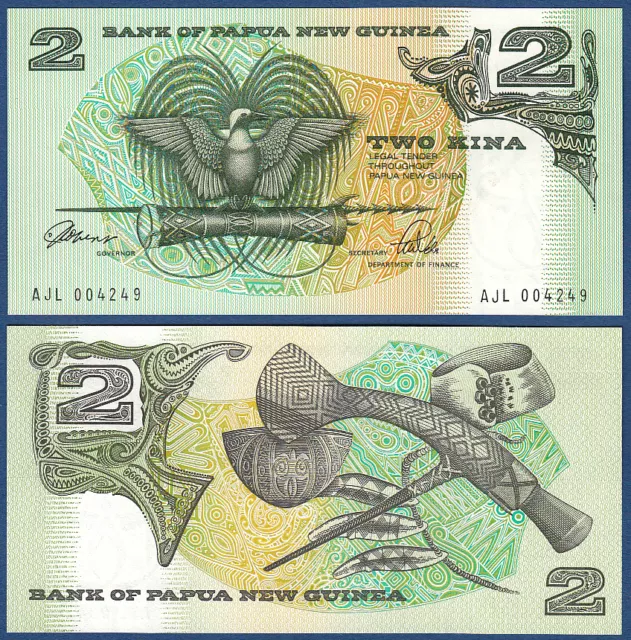 PAPUA NEUGUINEA /  NEW GUINEA 2 Kina (1981) UNC  P.5 c