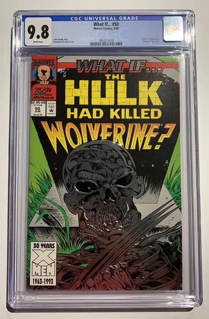 What If… 50 CGC 9.8 NM/MT Death of Wolverine White Pages Marvel Comics 1993