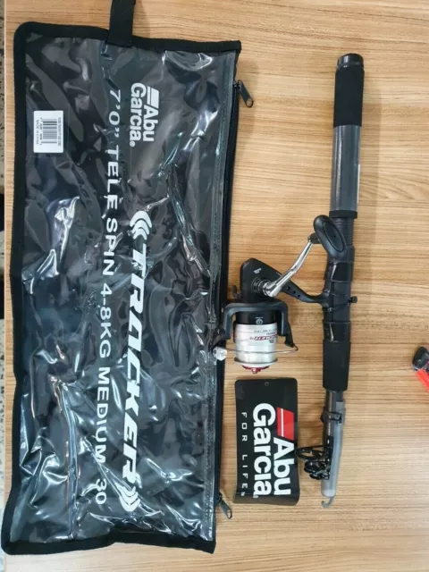 Abu Garcia Tracker Telescopic Travel Fishing Rod and Reel Combo 7' 4-8 kg