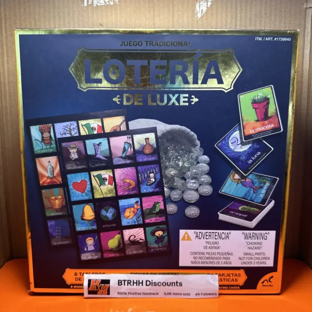Brand New Loteria De Luxe Board Game Mexican Bingo Exclusive Juego Tradicional