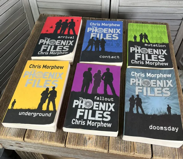 THE PHOENIX FILES Book Series by Chris Morphew Vol. 1-6 Paperback Complete Set