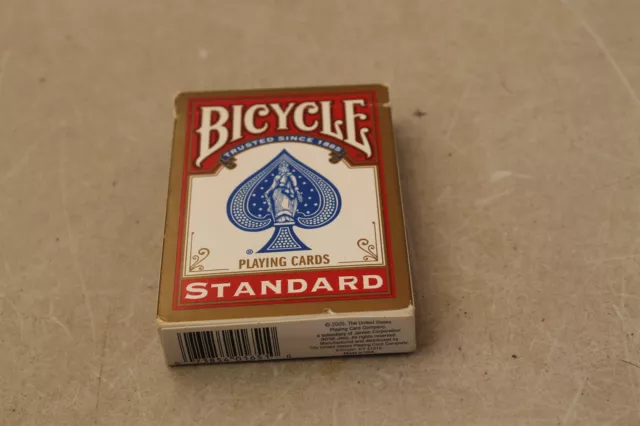 Bicycle Standard Index  red rouge  Jeu de Cartes de Poker idéal pour la magie