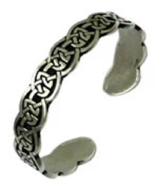 Celtic Knotwork Adjustable Pewter bracelet