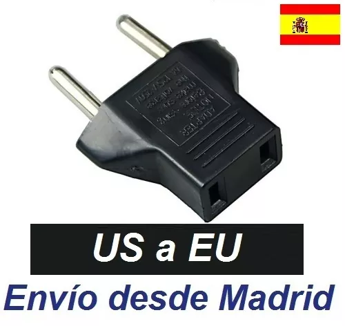 ADAPTADOR ENCHUFE AMERICANO, Ingles o Chino a Enchufe Español EUR 2,45 -  PicClick FR