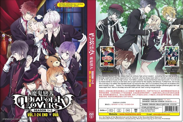 DVD ANIME DIABOLIK Lovers TV Series Season 1+2 Vol.1-24End+OVA