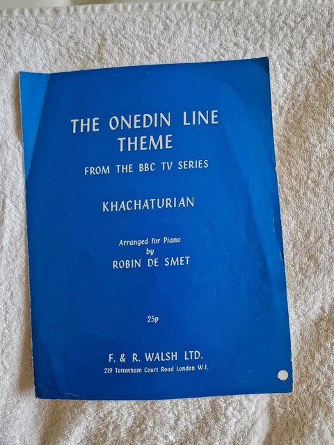 SHEET MUSIC: THE theme from the Onedin Line £2.22 - PicClick UK