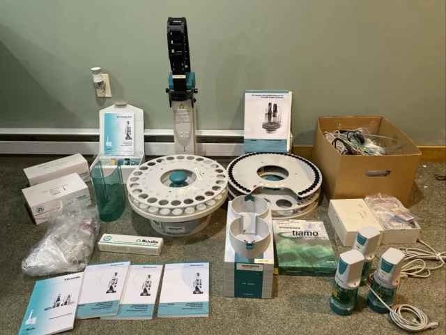 Metrohm 814 Sample Processor Titrator & 836 Titrando + (3) 800 Dosino HUGE LOT!