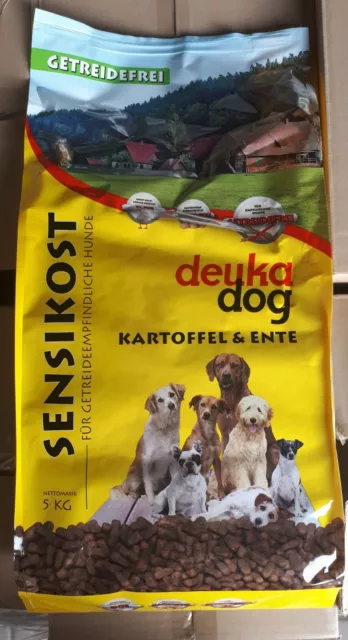 deuka dog Sensikost 5 kg Ente & Kartoffel Hundefutter Trockenfutter getreidefrei