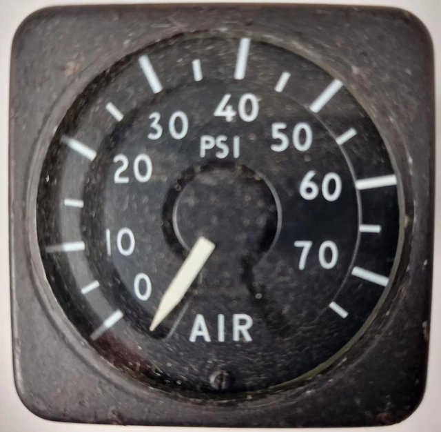 Pressure Instrument In Aircraft RAF AIRCRAFT PRESSURE Indicator Gauge 6620-99-433-9638 Aviation Art ...