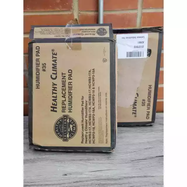 Lot Of 2 Healthy Climate Replacement Humidifier Pads #35
