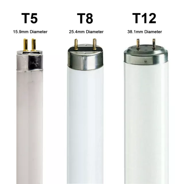 T5 T8 T12 Fluorescent Tubes 2ft 3ft 4ft 5ft 6ft Warm Cool Daylight Standard