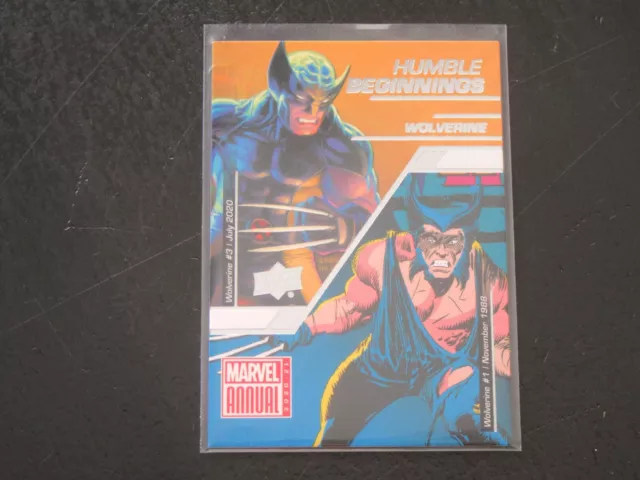Marvel Annual 2020-21 (UD) HUMBLE BEGINNINGS Insert Card HB-3 / WOLVERINE