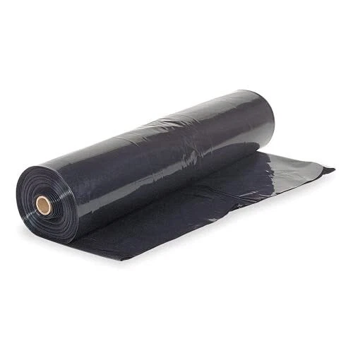 Farm Plastic Supply - Black Plastic Sheeting - 10 mil - 5' x 100' - Black Pla...