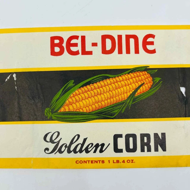 Bel-Dine Golden Corn Label Chicago IL EA4