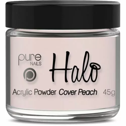 Halo By Pure Nails Acrylic Powder COVER Peach - 45g Pot