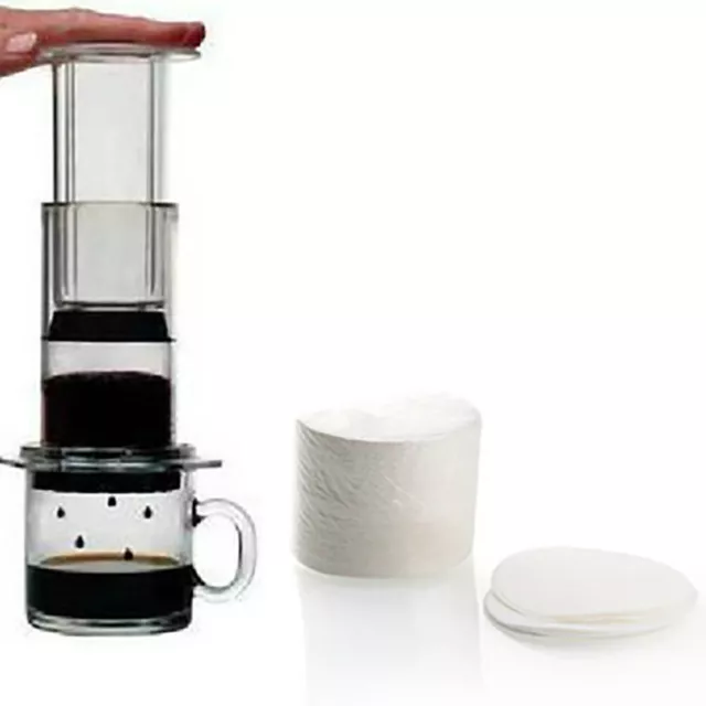 New 350PCS  Paper Filters For Aeropress Coffee Machine Maker Filter