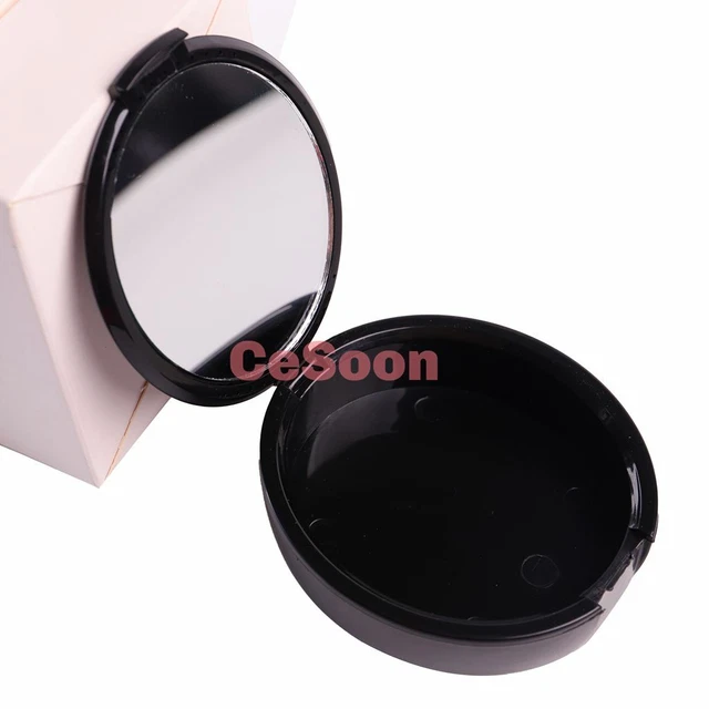 1PC Denture Storage Box Dental Retainer False Teeth Case with Mirror Container