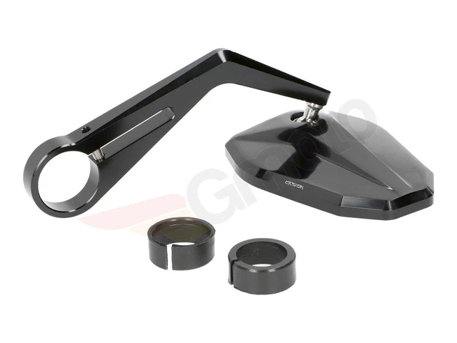 Rétroviseur Miroir D'Extrémité Du Guidon Highsider Victory Noir Moto
