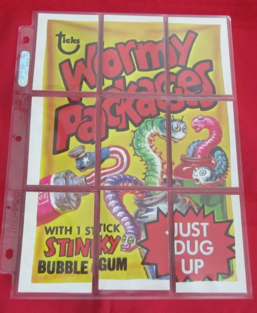 Opc 1973 Original 4Th Series Wacky Packages Complete Puzzle Set  @@ Very Rare @@