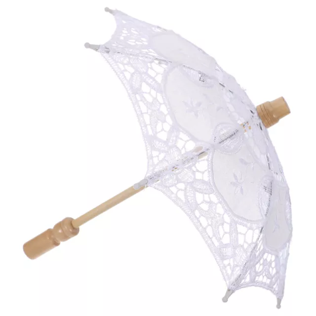 wedding parasols 8x Bridal Shower Umbrella Bride Parasol Cosplay Umbrella 2