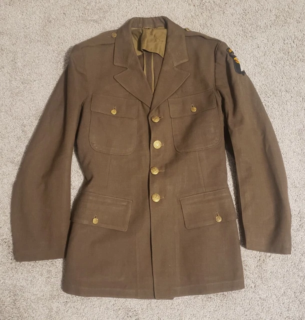 WWII US Army M1939 Pre - Early War Enlisted Mens Wool Service Coat Tunic