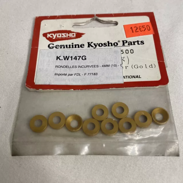 Kyosho W0147G 4mm Curved Washers