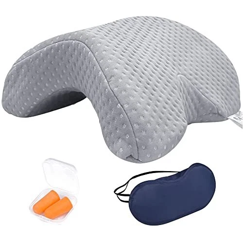 Couple Pillow Cuddle Pillow Memory Foam Pillow Anti Hand Pressure Pillow Gray