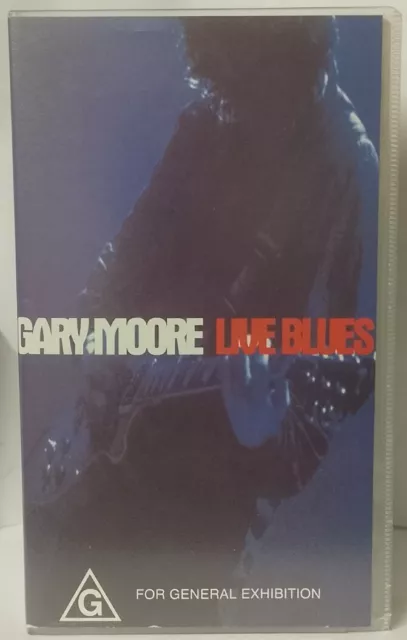GARY MOORE - Live Blues VHS $8.00 - PicClick AU