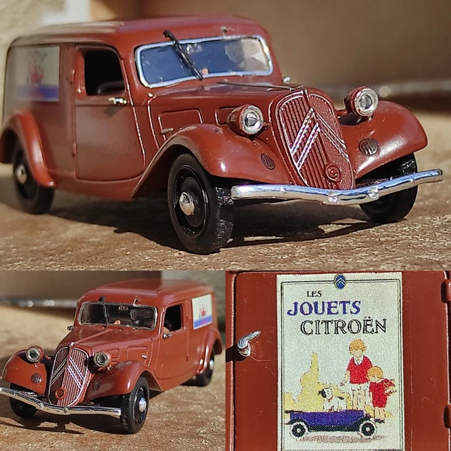 LES JOUETS CITROËN voiture de course Citroën Rosalie matière composite 9 cm EUR 26,00 - FR