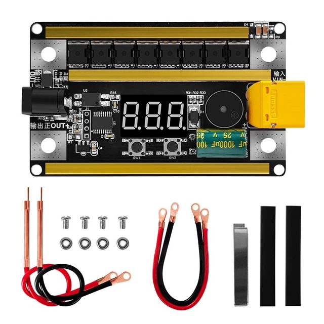 GX591 8-24V Spot Welding DIY Kit 99 GäNge Adjustable Spots Welding Device P8J4