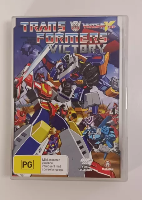 DVD Transformers Victory 4 Disc Collection 2007 Japanese Edition All Region