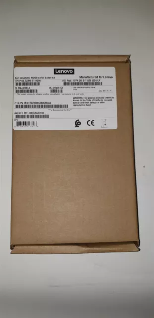 IBM Lenovo 81Y4491 LSI BAT1S1P-A Battery for ServeRAID M5100 81Y4508 New Sealed