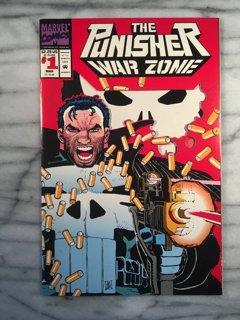Punisher War Zone #1 (1992) - Marvel  ** High+ grade **  Die-Cut Cover!
