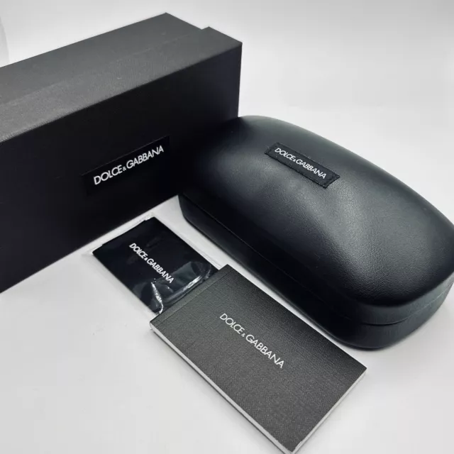 DOLCE GABBANA SUNGLASSES Case Black DG LOGO XL New 37.52 PicClick UK