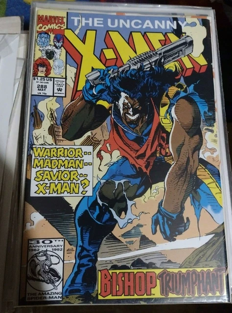 Uncanny X-Men #288 1992 MARVEL  JIM LEE  wolverine  GAMBIT  BISHOP ROGUE