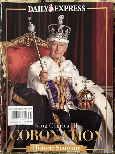 Daily Express KING CHARLES III CORONATION Historic Souvenir Magazine