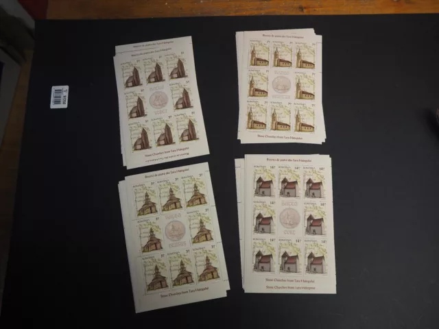 Rumänien 2012, KB Serie "Steinkirchen" **/MNH, MiNr. 6659/62 (5), ME 850,-