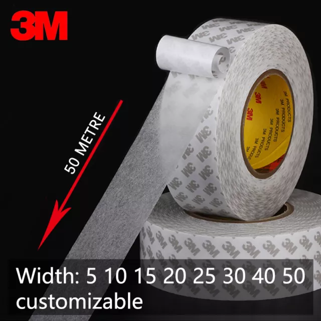 3M 9080 Double-Sided Adhesive Ultra-Thin Strong Sticky LED Light Strip Tape 50m