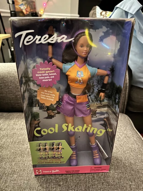 Vintage Cool Skating Teresa Friend of Barbie Doll 26231 Battery Operated 1999