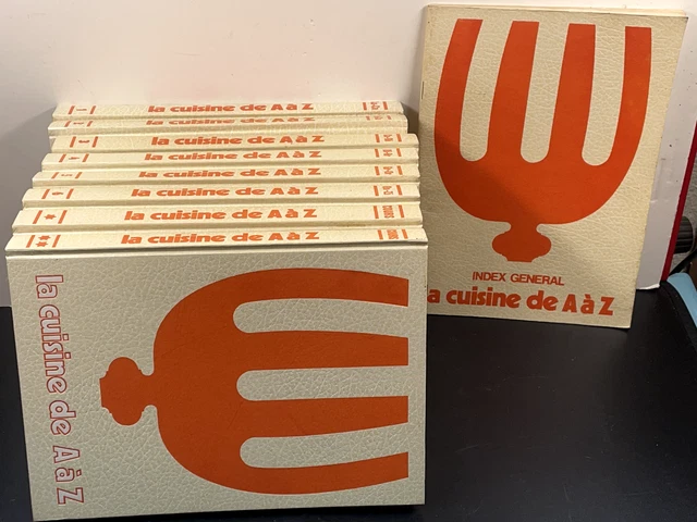 LA CUISINE DE A à Z complet en 8 volumes plus un index ( DR16