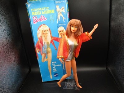 VINTAGE 1970 MATTEL Dramatic New Living Barbie Doll Mint in Original