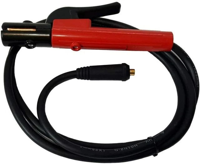 Mma Arc Électrode Support Câble Fil KB-200A 35-50 Din 10m Longueur Crocodile