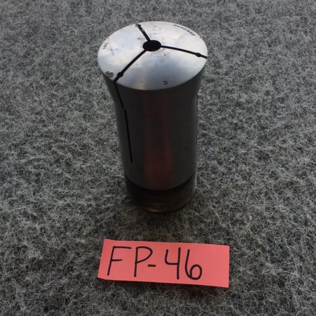 HARDINGE 1-1/4" 16C ROUND COLLET w/ INTERNAL THREADS CNC 3 Slot Machinist Tool